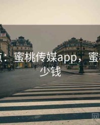 明星爆点：蜜桃传媒app，蜜桃传媒多少钱