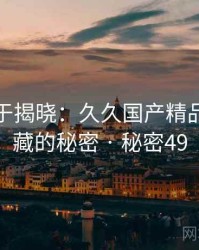 真相终于揭晓：久久国产精品背后隐藏的秘密 · 秘密49