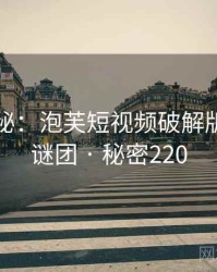 深度揭秘：泡芙短视频破解版背后的谜团 · 秘密220