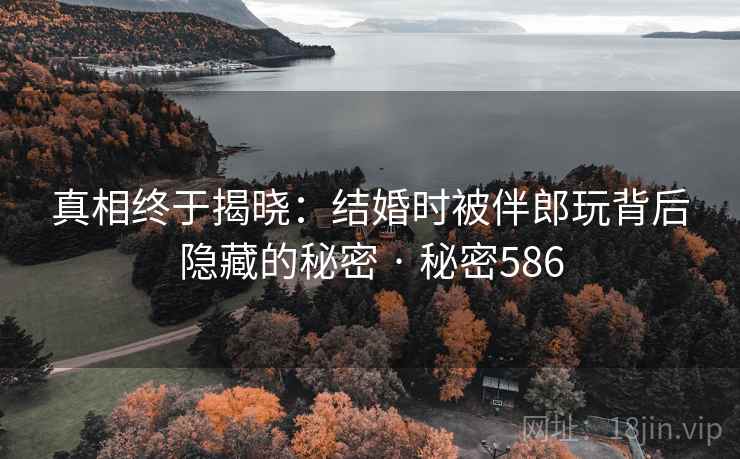 真相终于揭晓：结婚时被伴郎玩背后隐藏的秘密 · 秘密586
